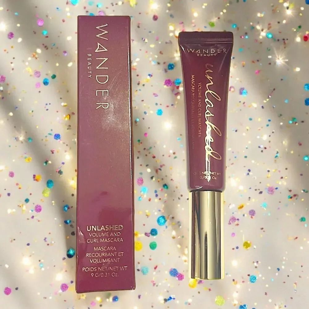 Wander Beauty Unlashed Mascara 0.31oz Tarmac Black New & Sealed in Box